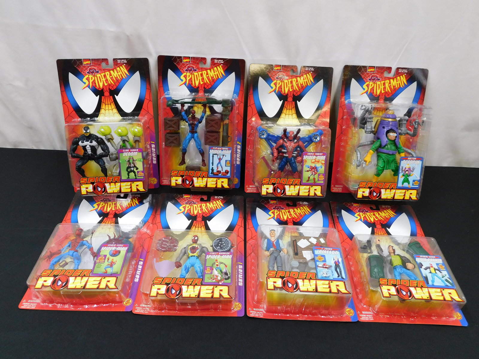 Lot of 8 Spider-Man Spider Power Series Action Figures (1 of 6)