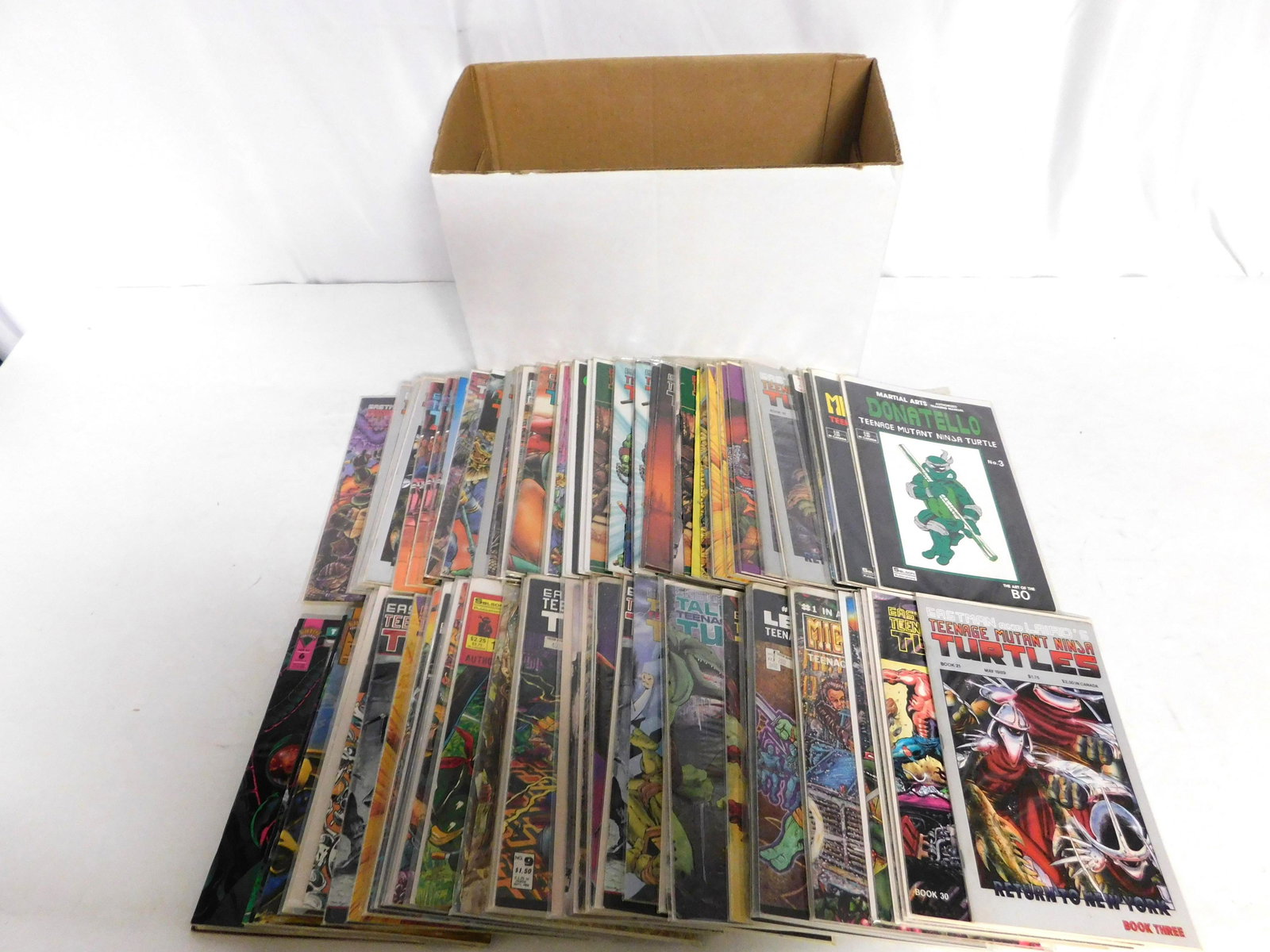 Short Box of Teenage Mutant Ninja Turtles Comic Books (1 of 7)