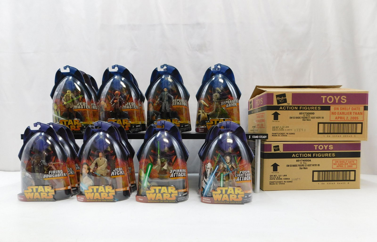 Two Cases of Assorted Star Wars Revenge of the Sith 3.75" Figures - 24 Pcs. (1 of 7)