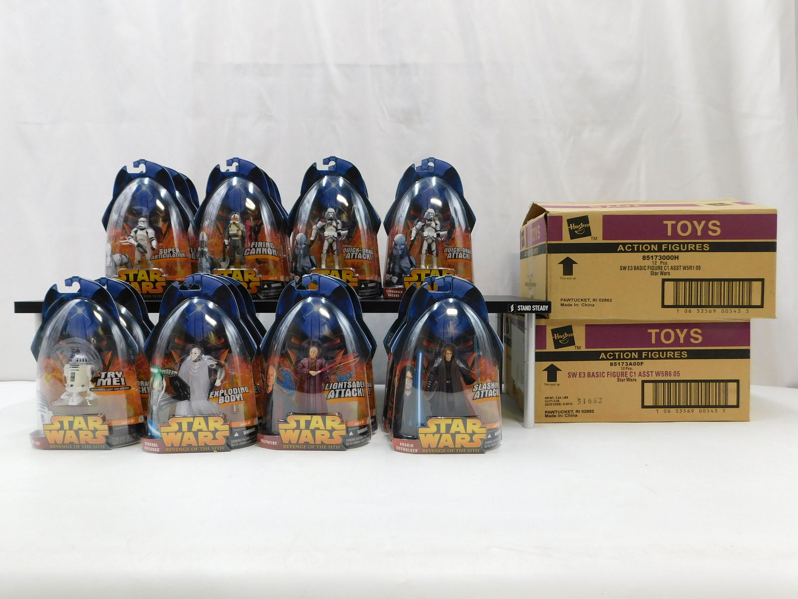 Two Cases of Assorted Star Wars Revenge of the Sith 3.75" Figures - 24 Pcs. (1 of 7)