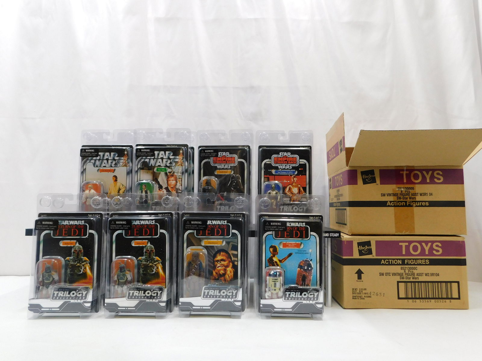 Two Cases of Assorted Star Wars Trilogy Vintage 3.75" Figures - 16 Pcs. (1 of 5)