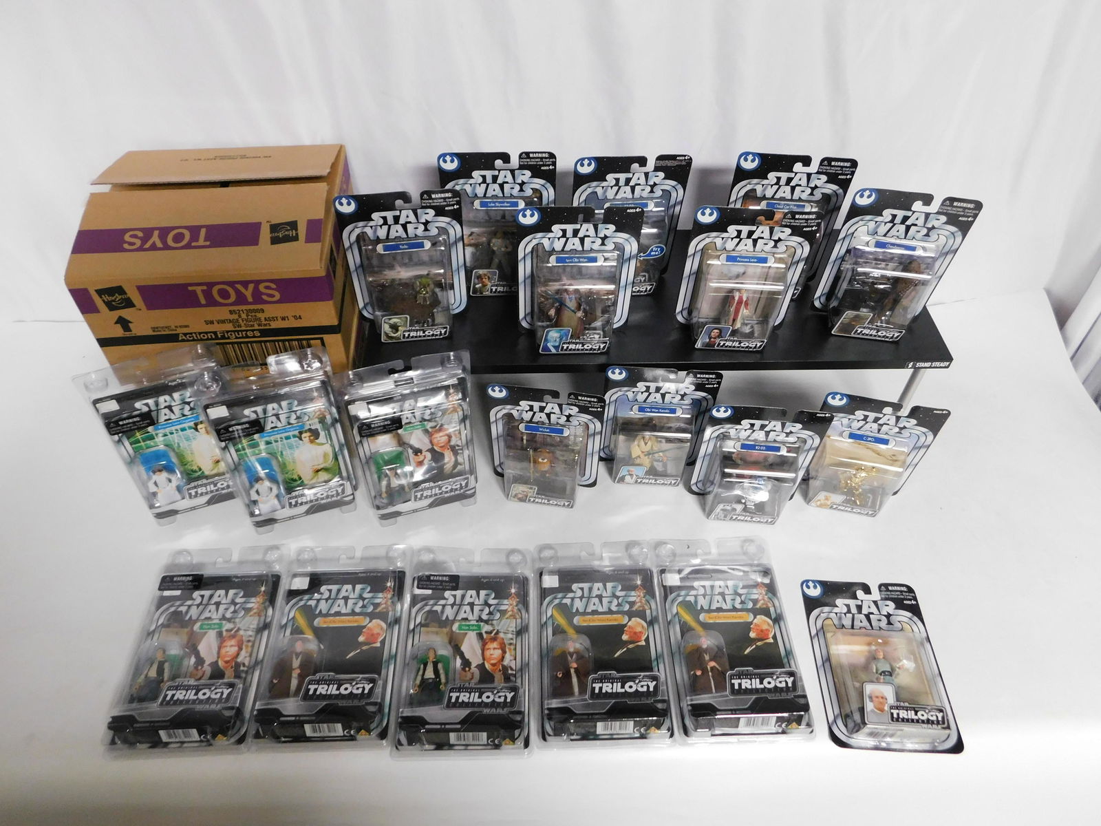 Two Cases of Assorted Star Wars Trilogy 3.75" Figures - 20 Pcs. (1 of 9)