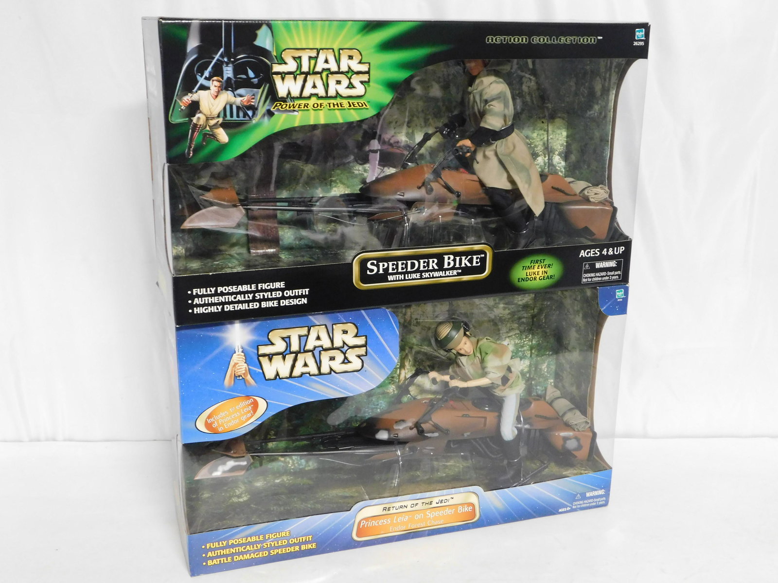 Lot of 2 Star Wars Speeder Bike with Figures (1 of 7)