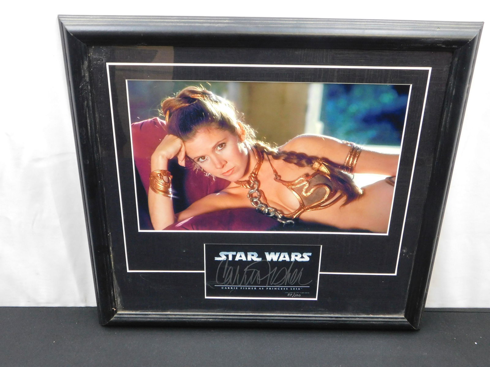 Carrie Fisher as Princess Leia Autographed Photograph (1 of 2)