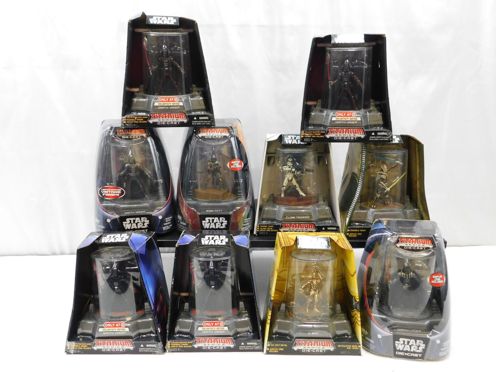 Lot of 10 Star Wars Titanium Diecast Figures (1 of 7)