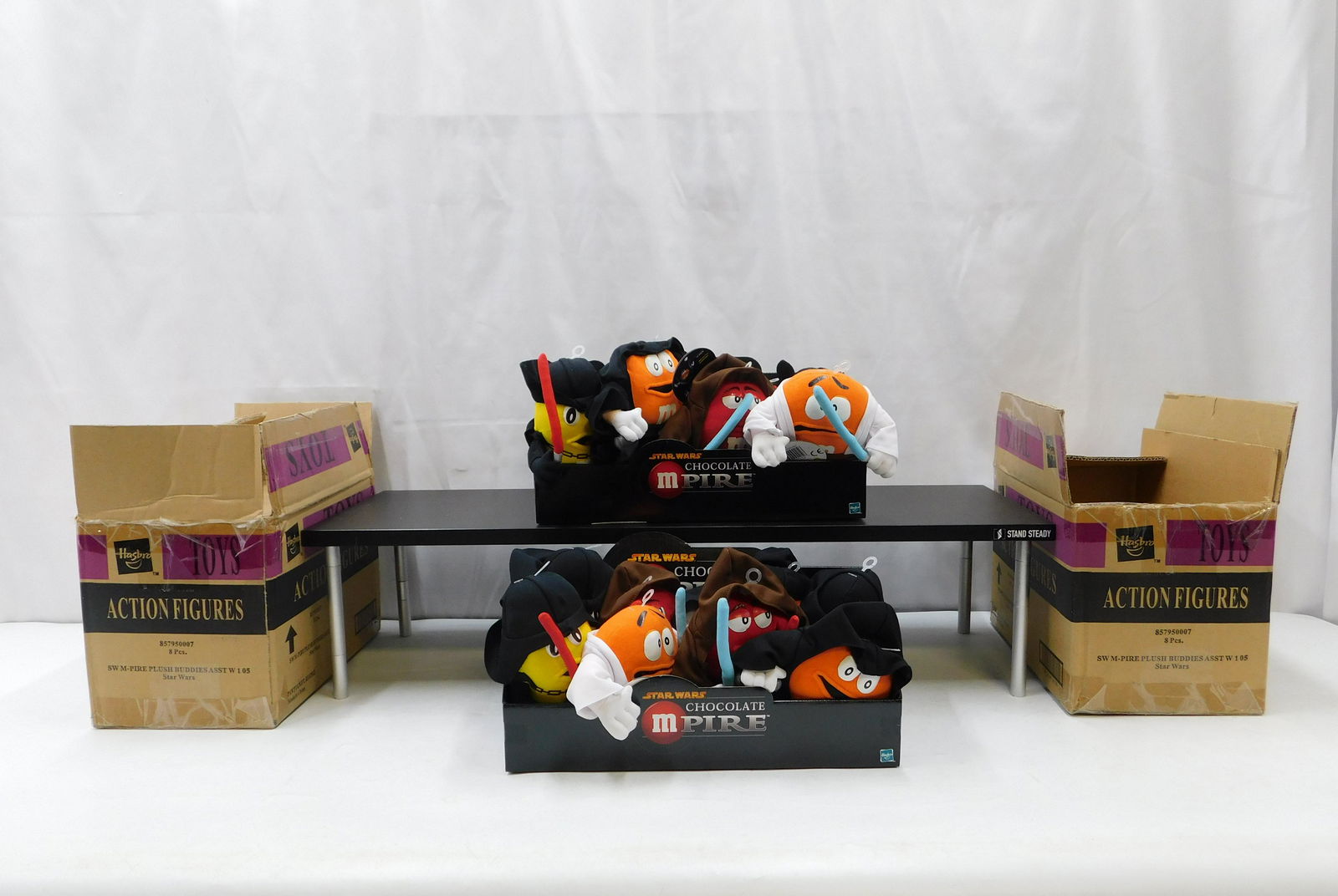 Lot of 2 Cases of Star Wars M&M's M-Pire Plush Buddies (1 of 3)