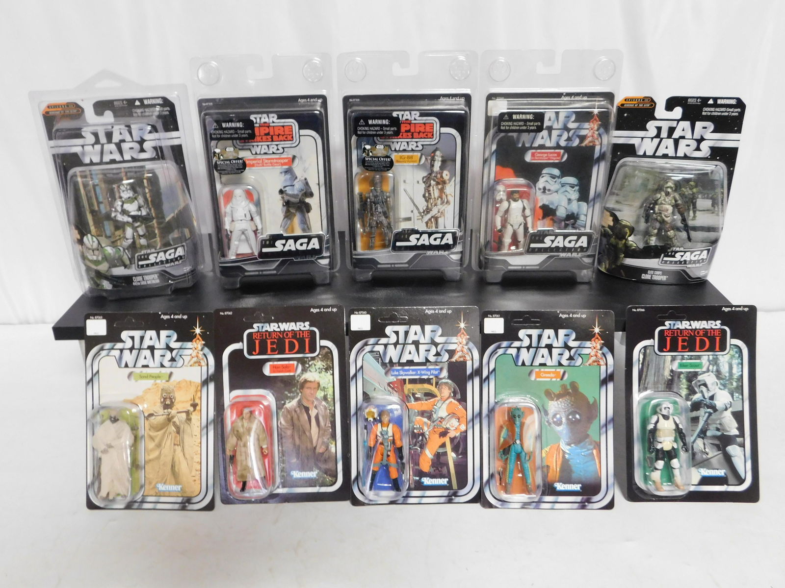 Lot of 10 Star Wars Saga Collection 3.75" Action Figures (1 of 7)