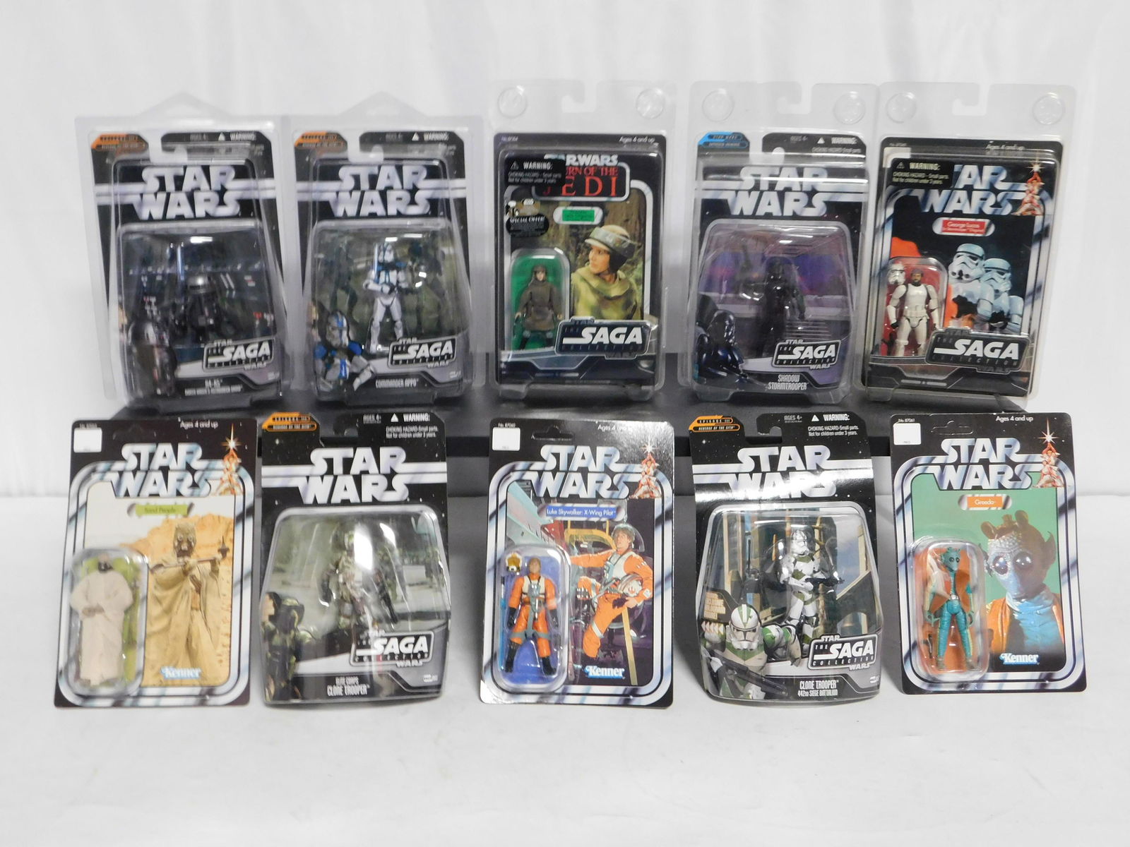 Lot of 10 Star Wars Saga Collection 3.75" Action Figures (1 of 6)