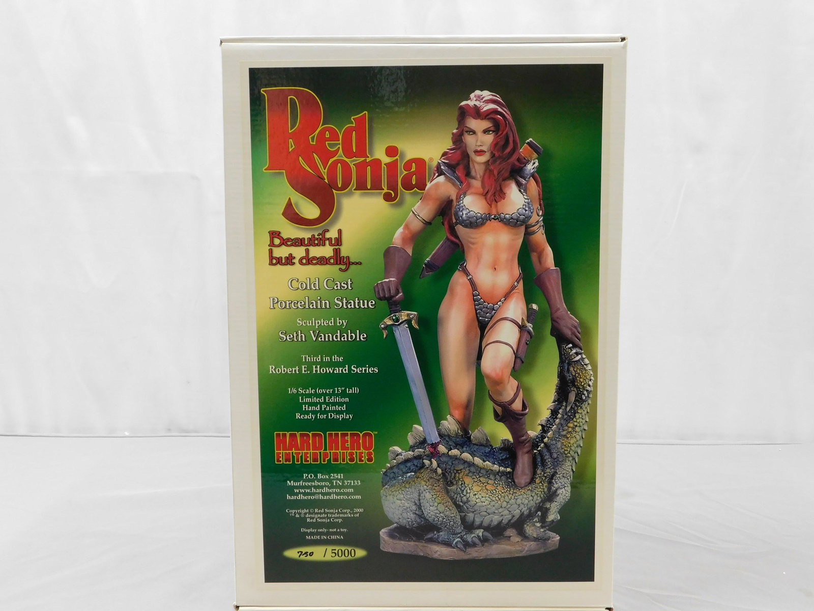 Hard Hero Red Sonja Cold Cast Porcelain Statue (1 of 2)