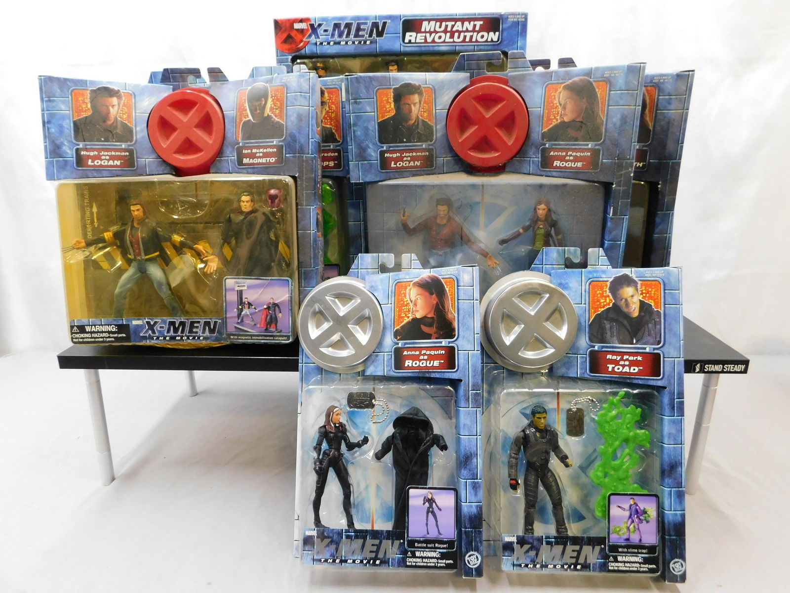 Lot of 9 X-Men The Movie Action Figures (1 of 6)