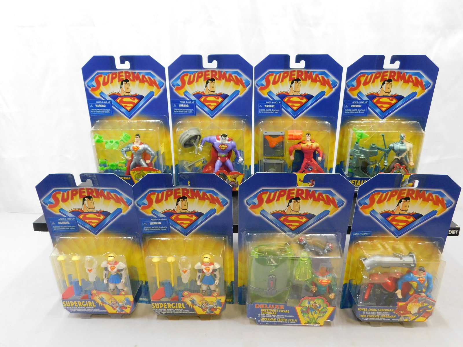 Lot of 8 Kenner Superman Action Figures (1 of 6)