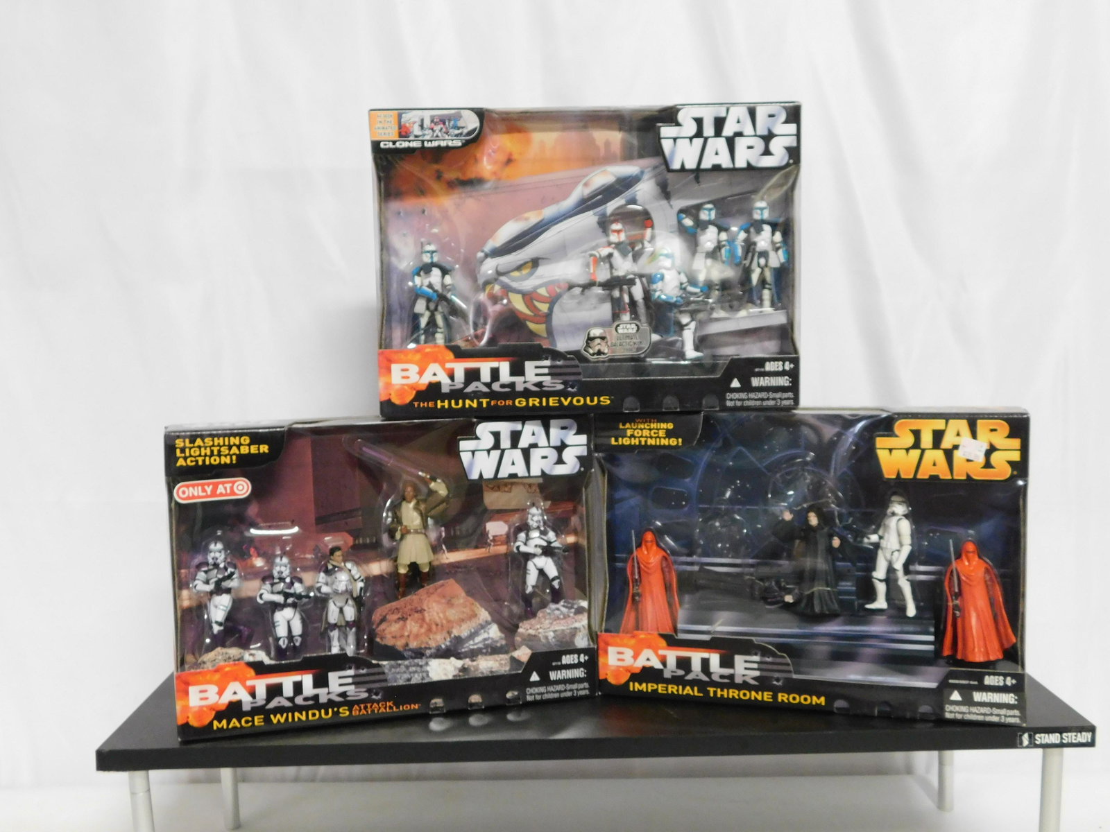 Lot of 3 Star Wars Battle Packs Figure Sets (1 of 4)