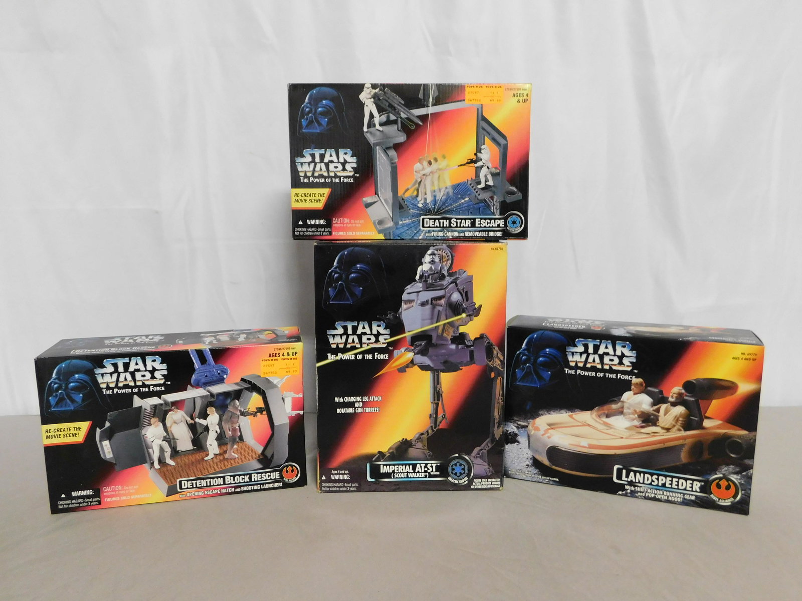 Lot of 4 Star Wars The Power of the Force Vehicles (1 of 19)