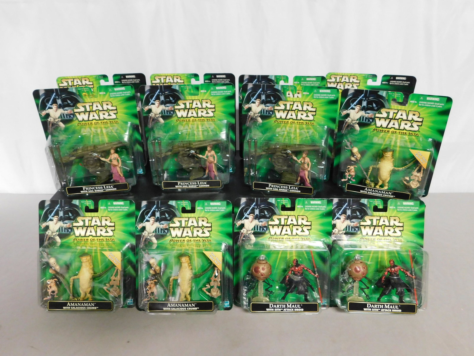 Two Cases of Star Wars Power of the Jedi 3.75" Action Figures: Two Cases of Star Wars Power of the Jedi 3.75" Action Figures - Contains 12 Figures Total. Figures are case fresh. Figures were removed from picture purposes. All invoices must be paid within 24 hours