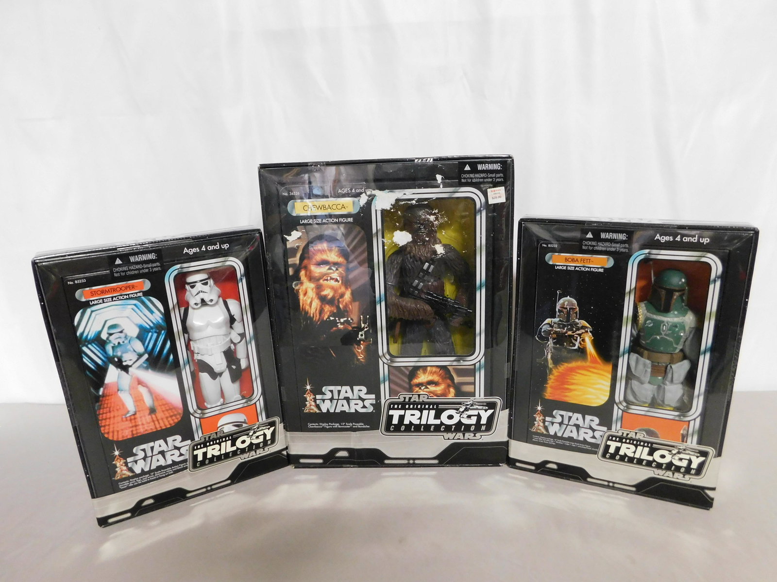Lot of 3 Star Wars Trilogy Large Size Action Figures (1 of 7)