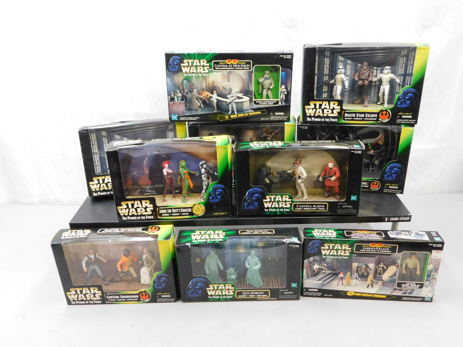 Lot of 10 Star Wars Power of the Force Figure Sets (1 of 5)
