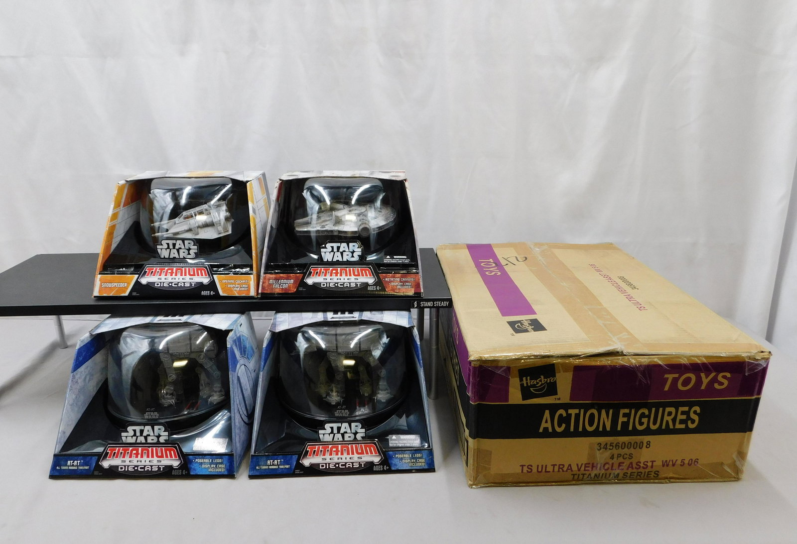 Lot of 4 Star Wars Titanium Series Diecast Vehicles (1 of 6)