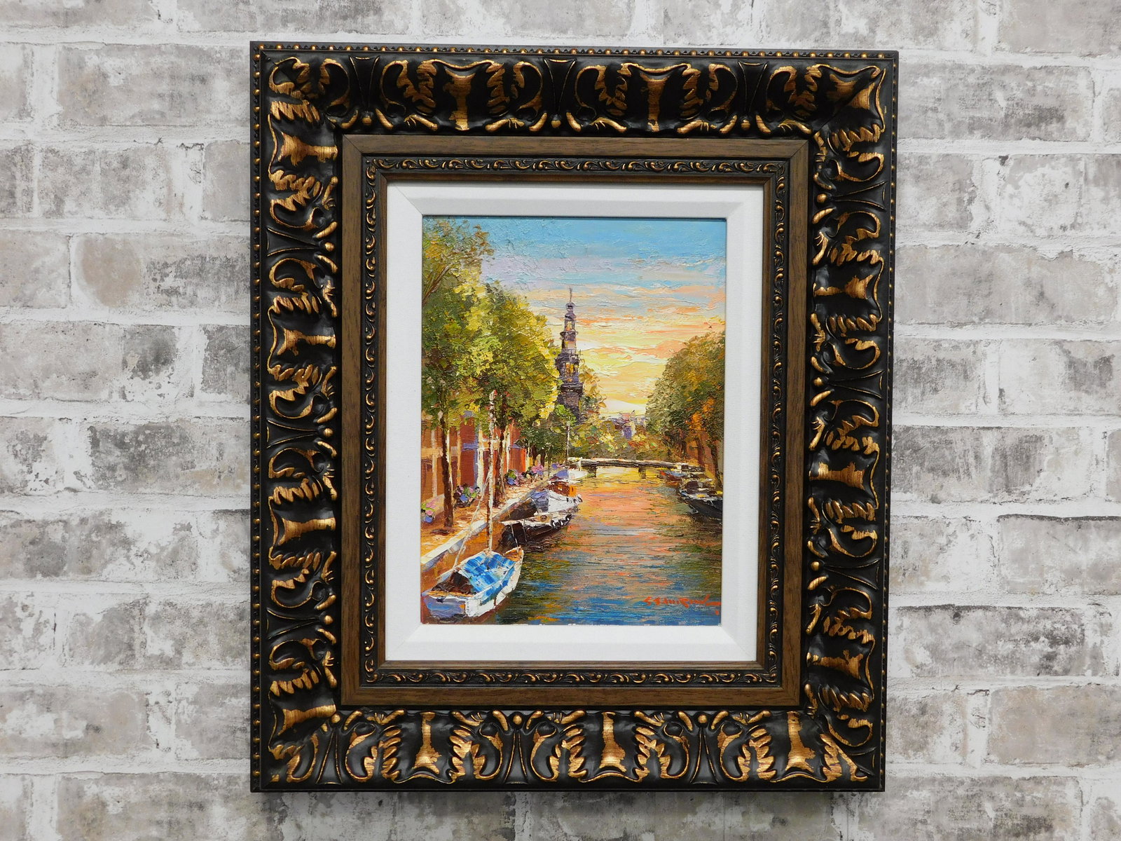 Oil on Canvas by Sam Park "Amsterdam" (1 of 7)