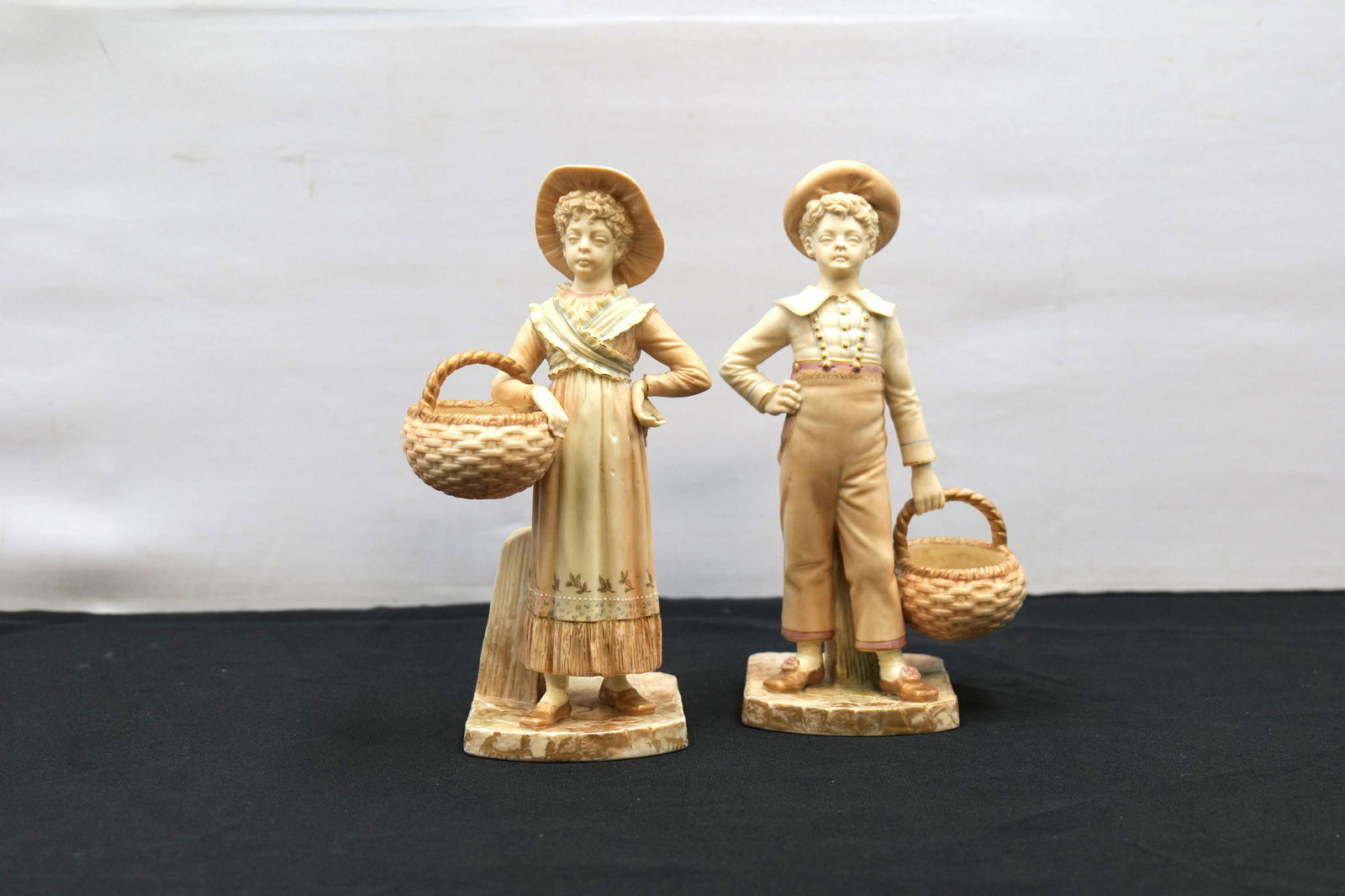Pair of Royal Worcester Figurines (1 of 9)