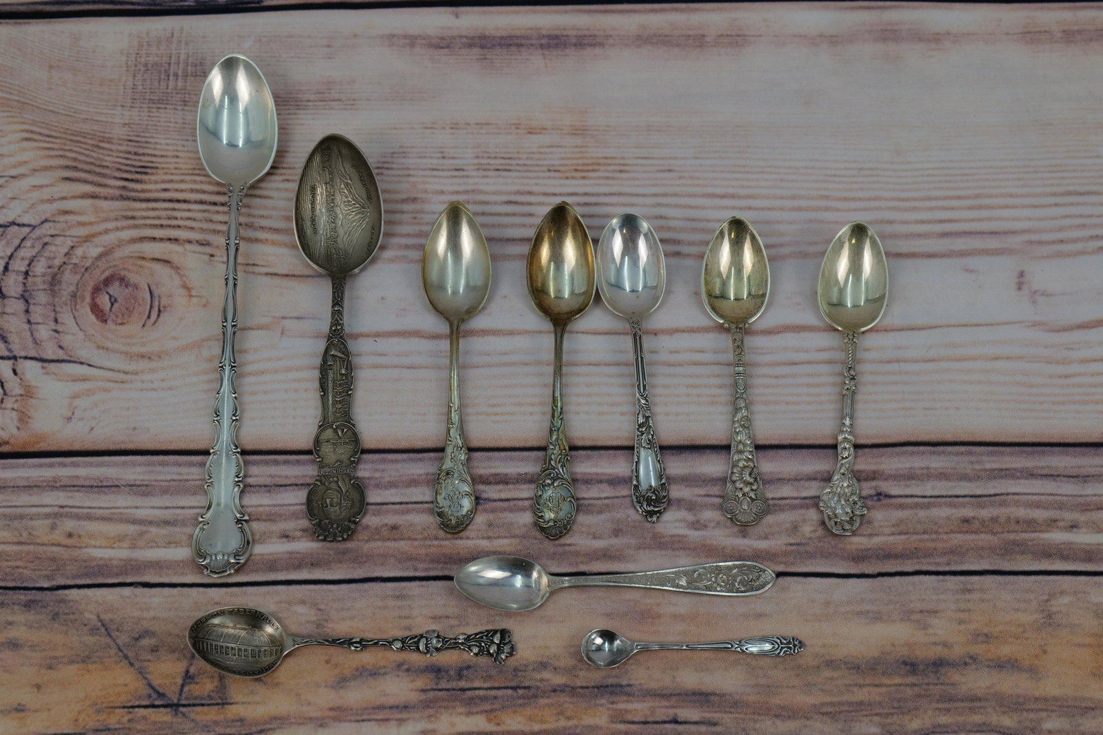 Lot of Flatware and Souvenir Spoons (1 of 6)