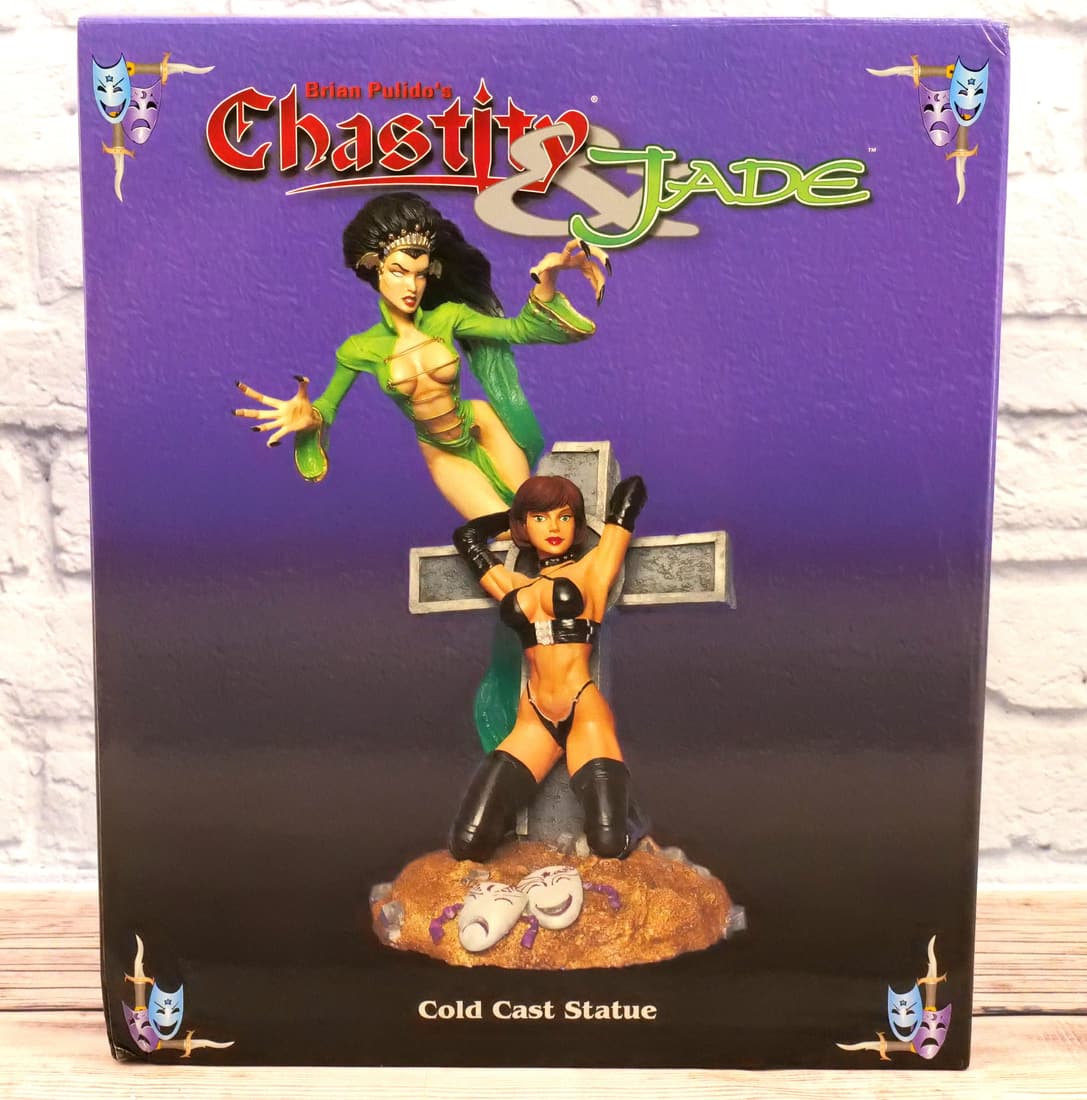 Brian Pulido's Chastity & Jade Porcelain Statue (1 of 7)