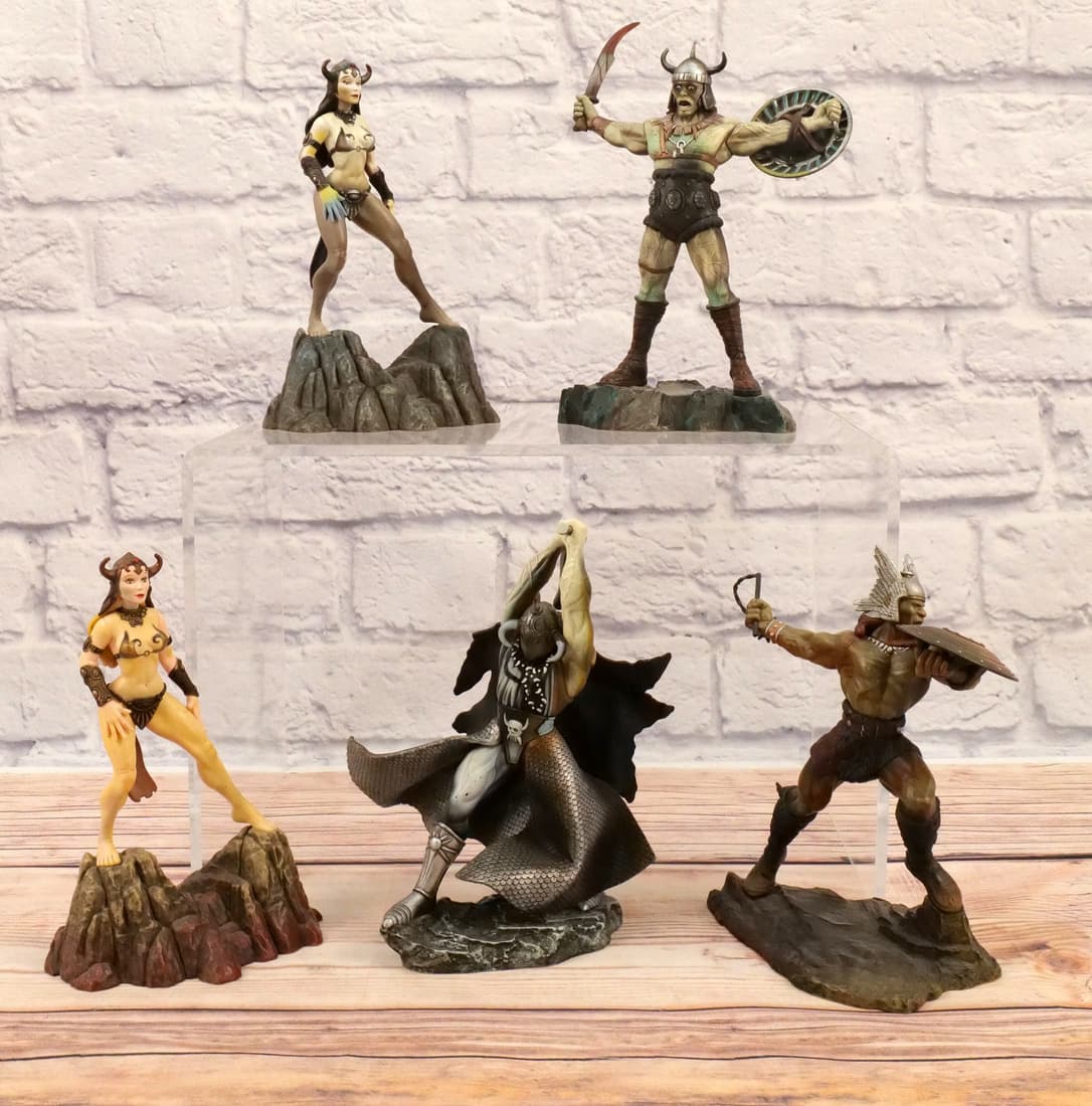 Lot of 5 Frazetta Master Artist Series Action Figures (1 of 7)