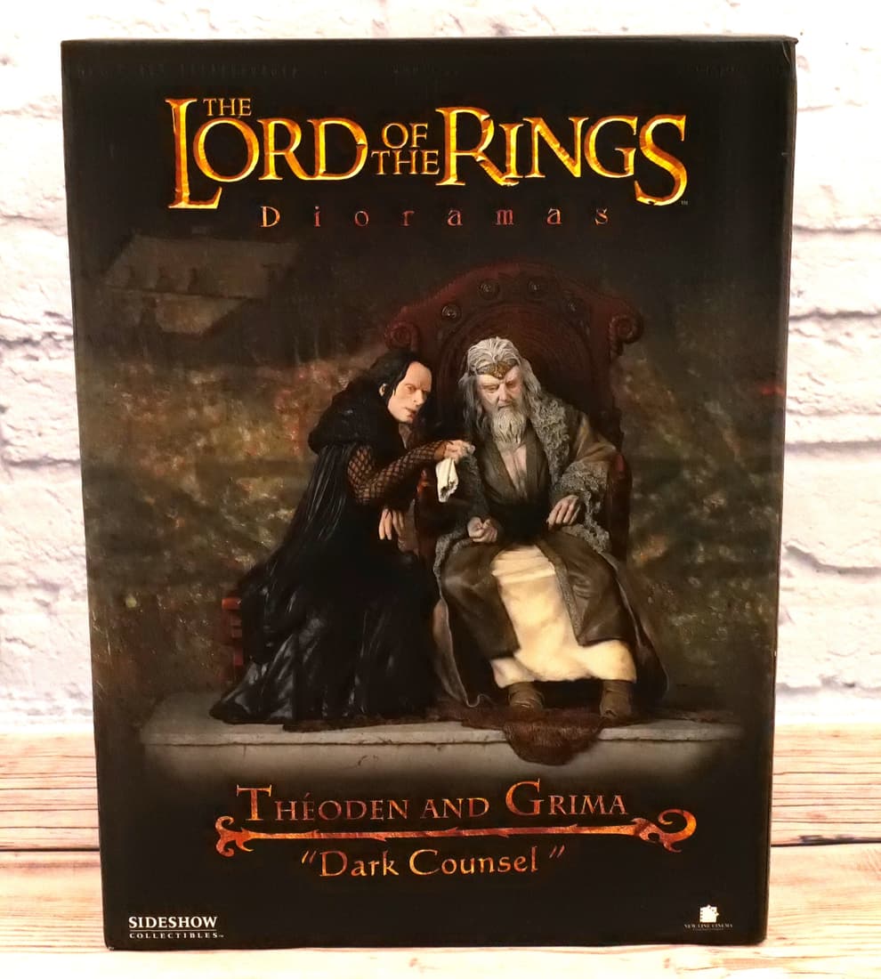 Sideshow LOTR "Dark Counsel" Diorama: Sideshow Collectibles The Lord of the Rings Dioramas - Theodon and Grima "Dark Counsel". Limited Edition #160/500. New in Box. All invoices must be paid within 24 hours of the sale. We offer multiple