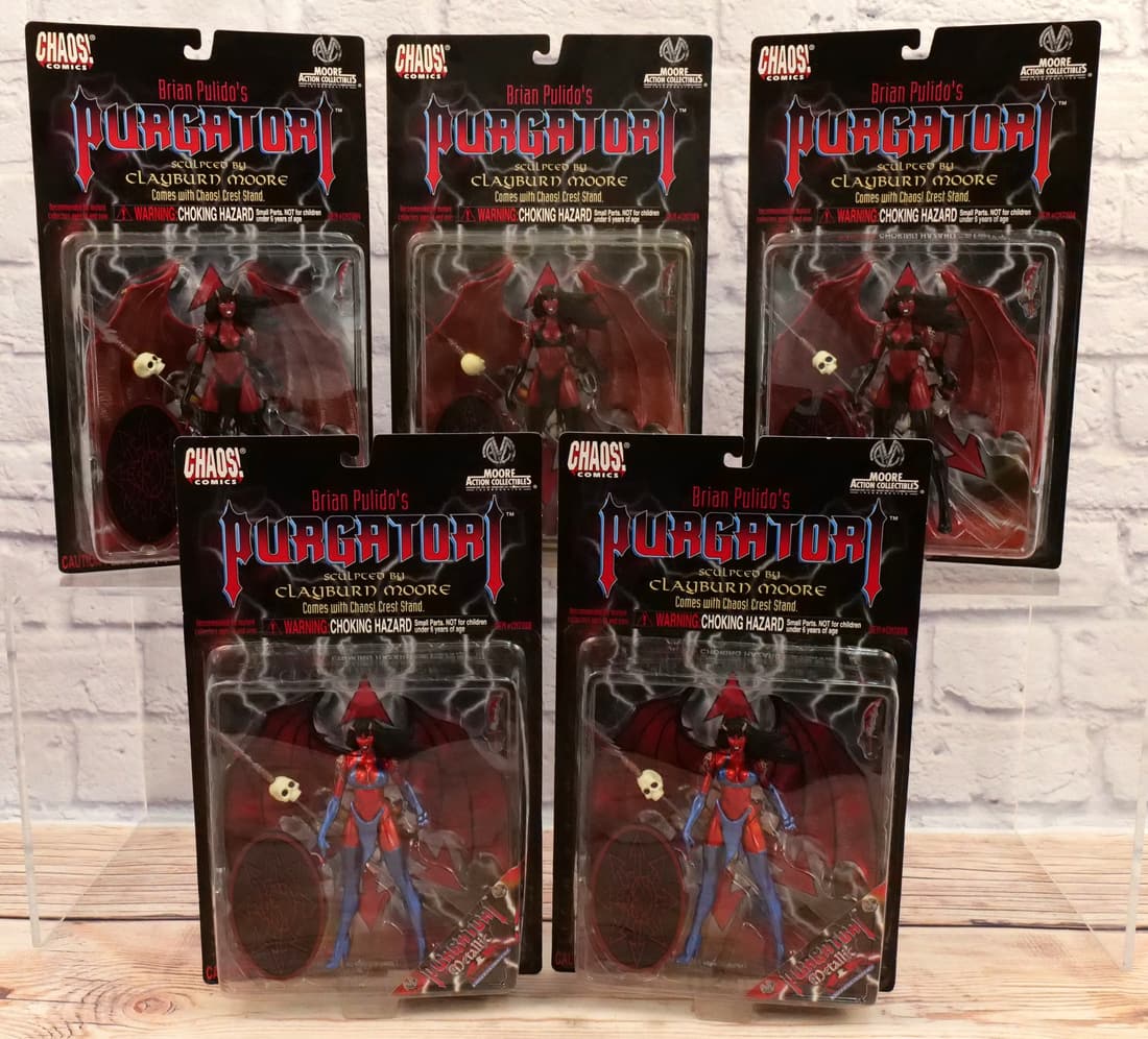 Lot of 5 Brian Pulido's Purgatori Figures (1 of 11)