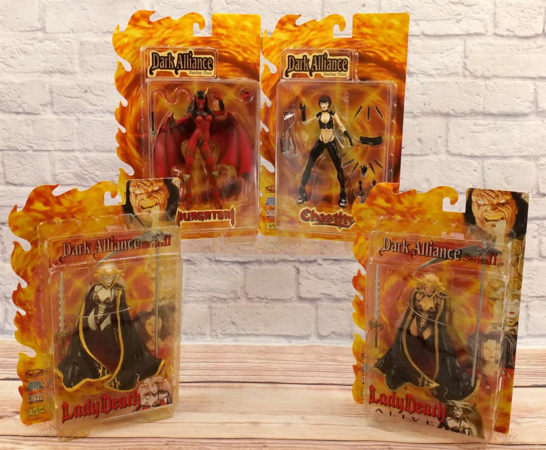 Lot of 4 Dark Alliance Action Figures (1 of 10)