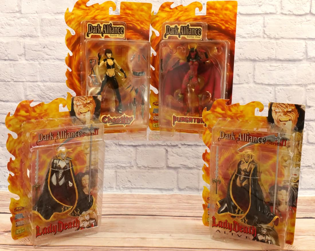 Lot of 4 Dark Alliance Action Figures (1 of 10)