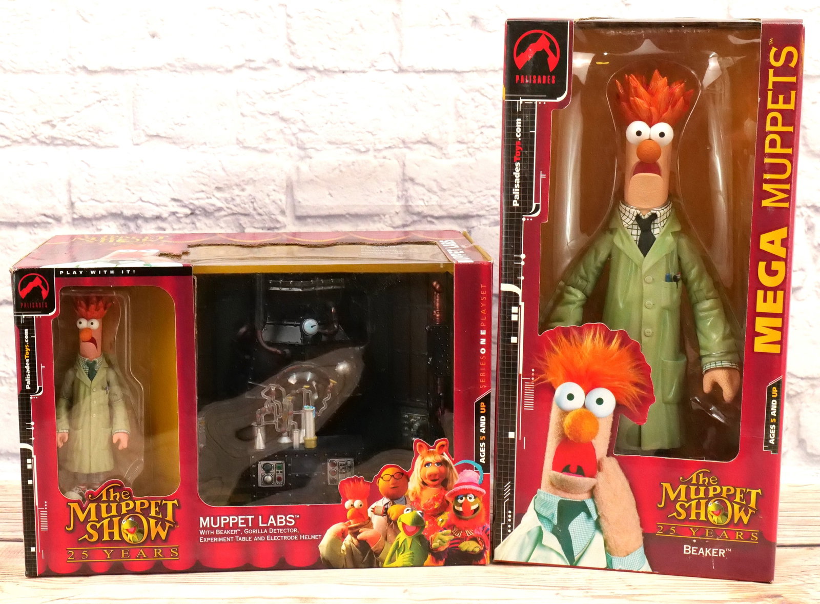 FIG154 : 7 figurines Muppet Show Treasure island MINILAND 9.5cm : Fo – Jumajo