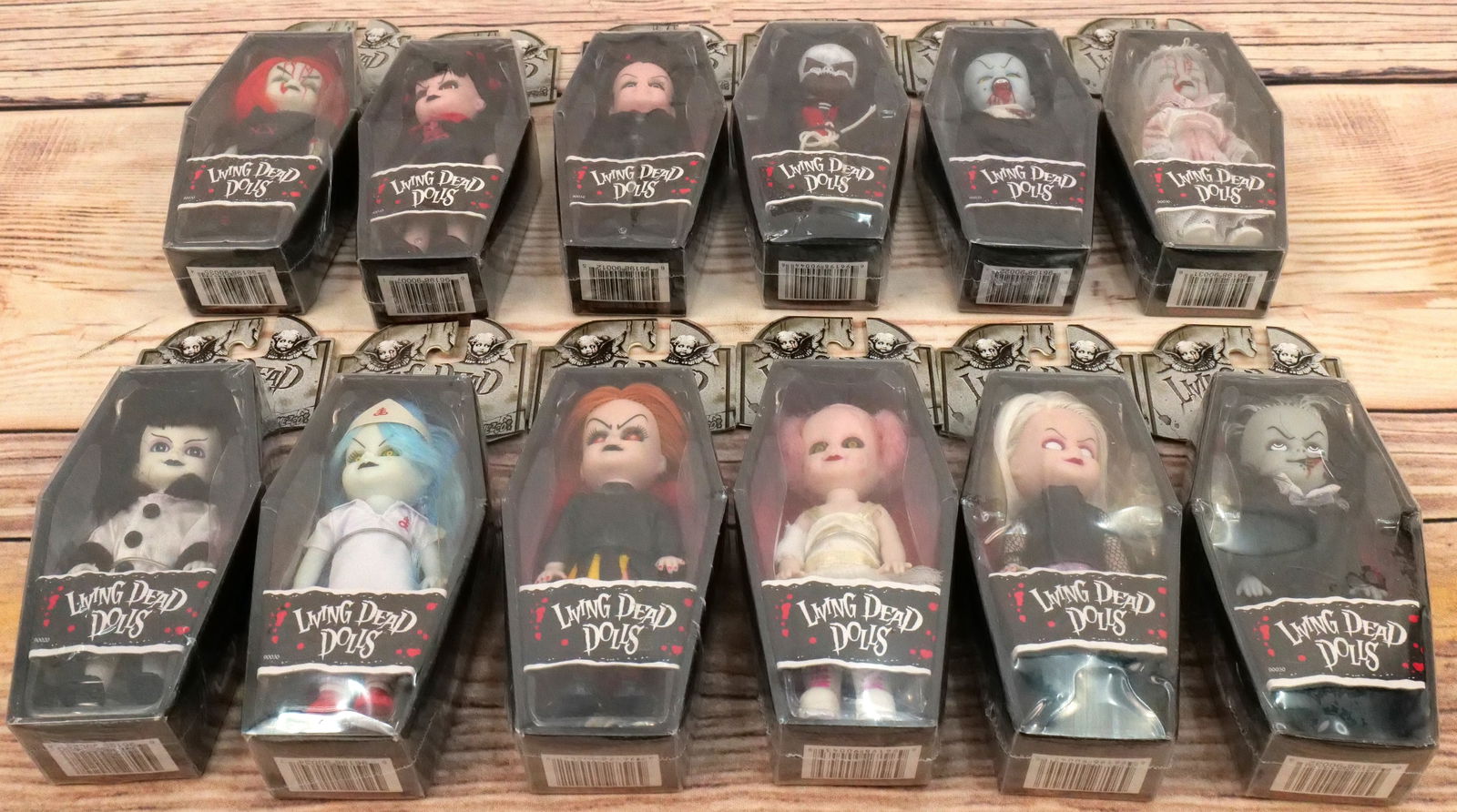 Lot of 12 Living Dead Dolls Minis (1 of 6)