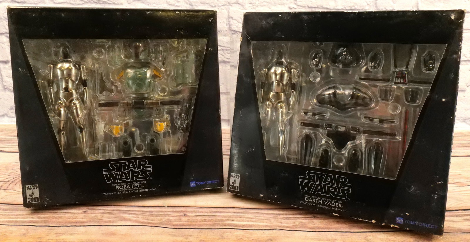 Lot of 2 Star Wars Tomy Real Action Doll Collection Figures (1 of 8)