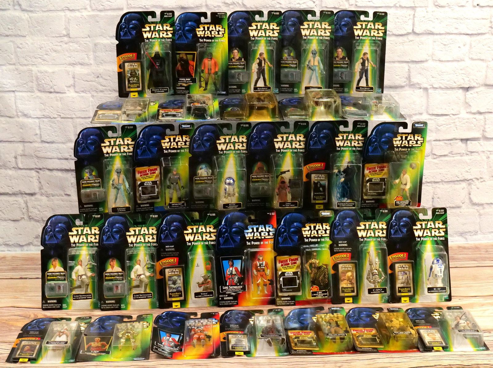 Lot of 30 Star Wars POTF 3.75" Action Figures (1 of 19)