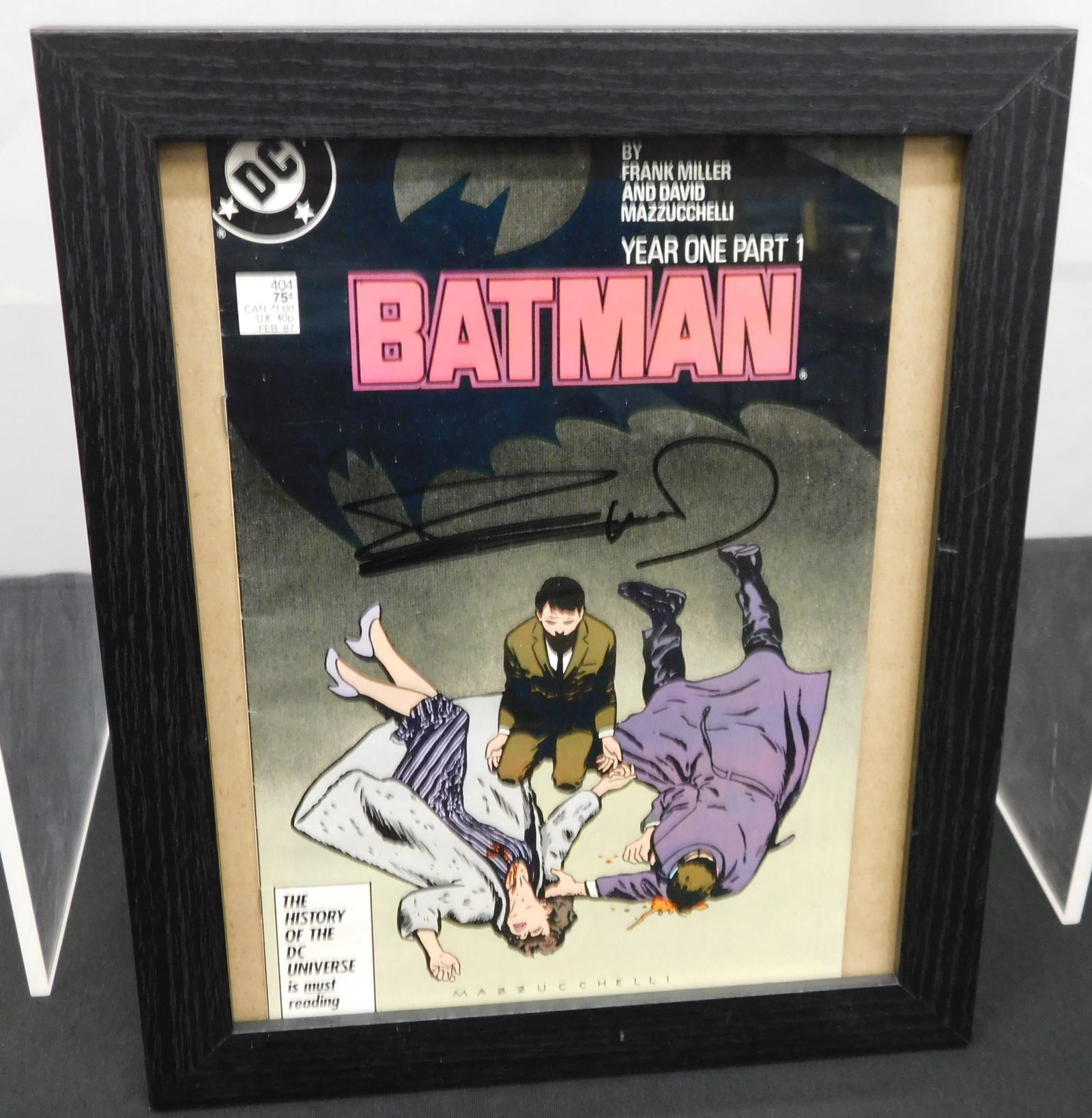 Frank Miller Signed DC Batman #404 Comic (1 of 3)