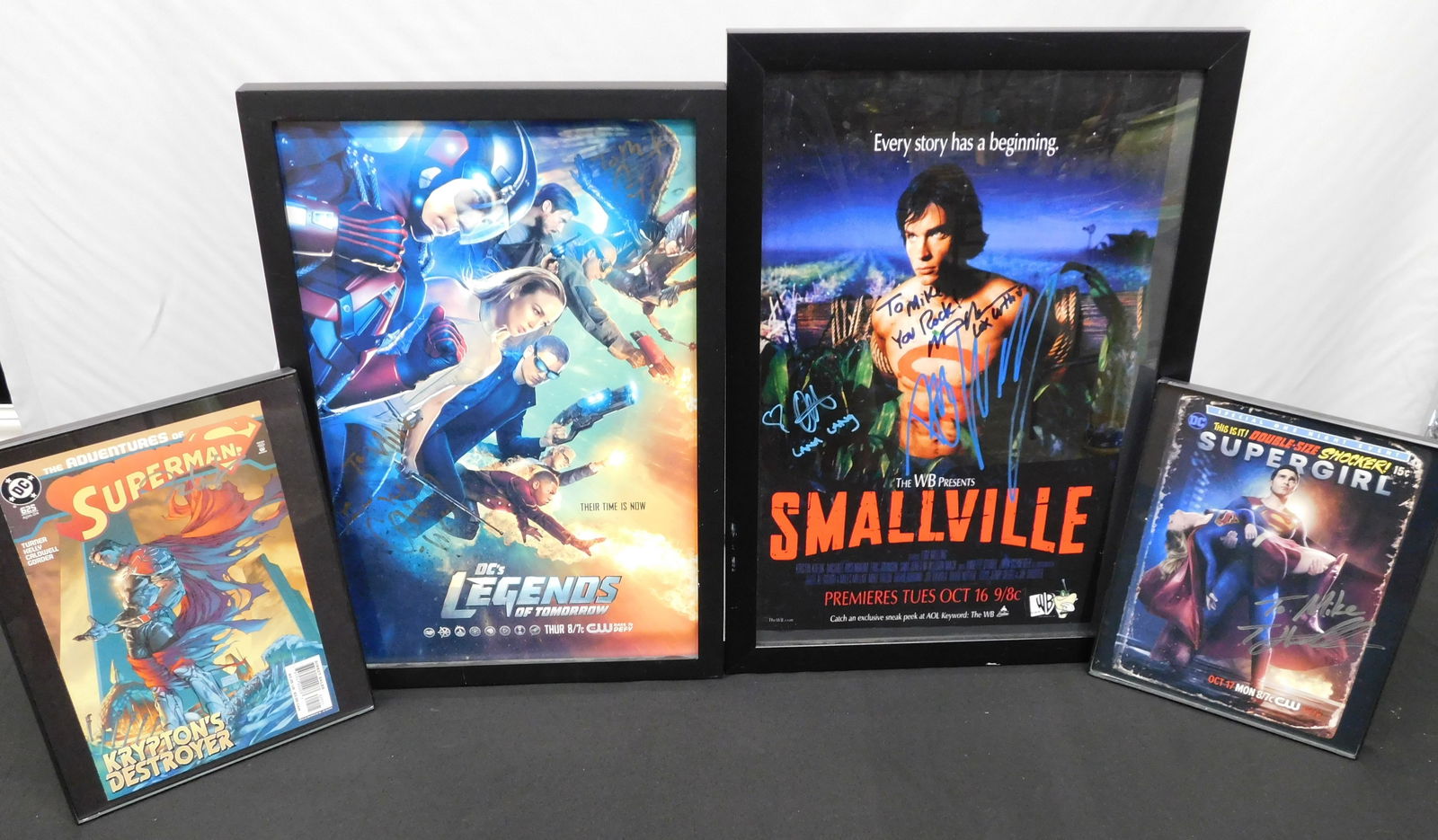 Lot of 4 Autographed DC Items (1 of 10)