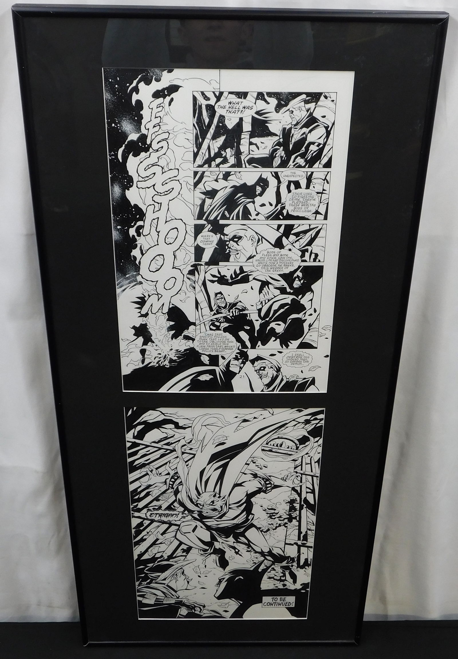 Kevin Smith's Green Arrow Issue #5 Pages 21 & 22 - Framed Original Comic Art (1 of 9)