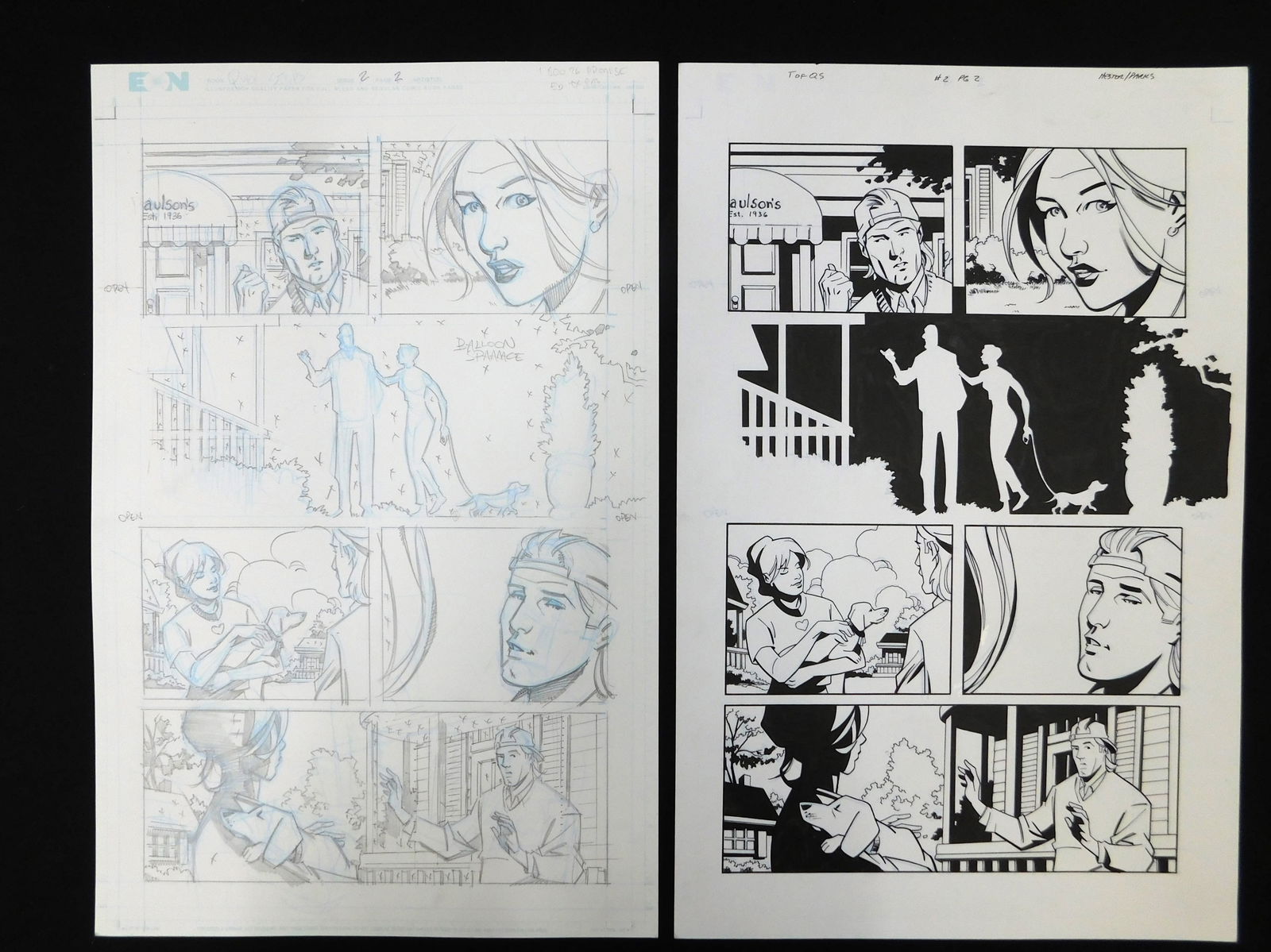 Kevin Smith's Quick Stops Original Comic Art Issue #2 Page 2 (1 of 6)