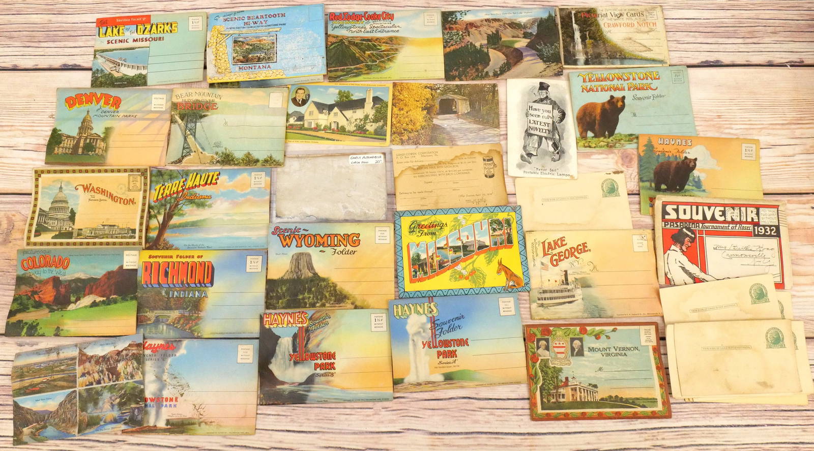 Lot Of Vintage Postcards Auction