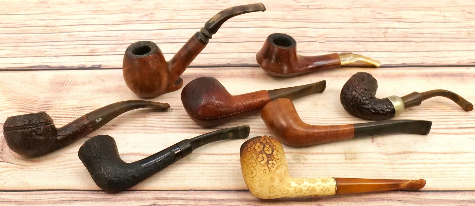 Lot of 8 Pipes - Most Artist Signed (1 of 9)