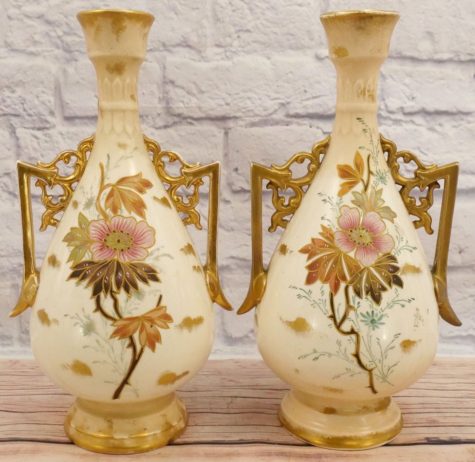 Pair of Royal Bonn Double Handled Vases (1 of 11)