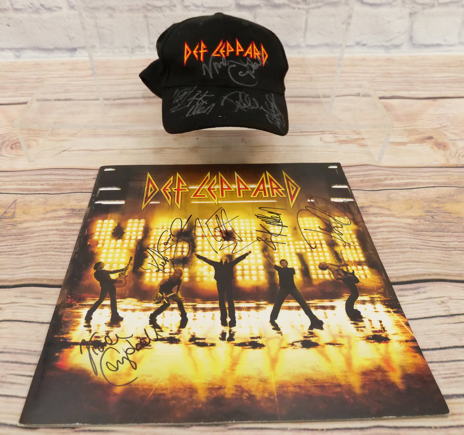 Lot of 2 Autographed Def Leppard Items (1 of 10)