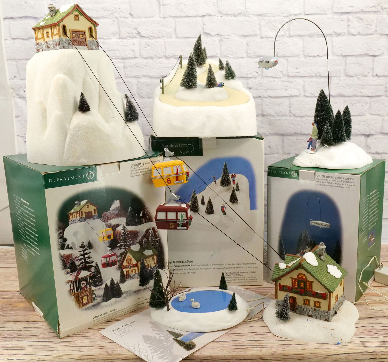 Lot of 4 Department 56 Accessories (1 of 9)