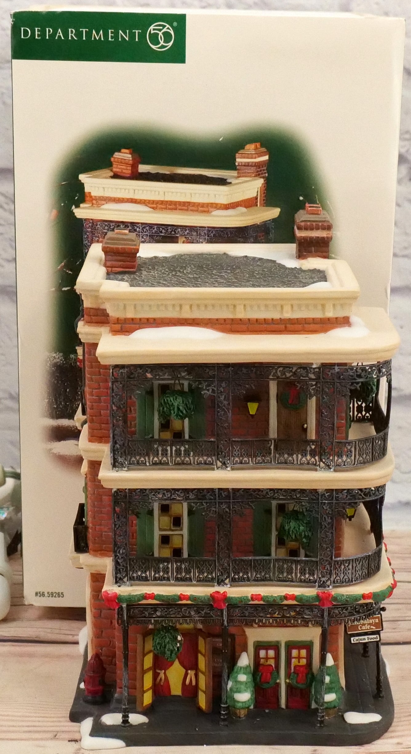 Dept. 56 Christmas in the City Jambalaya CafÃ© (1 of 6)