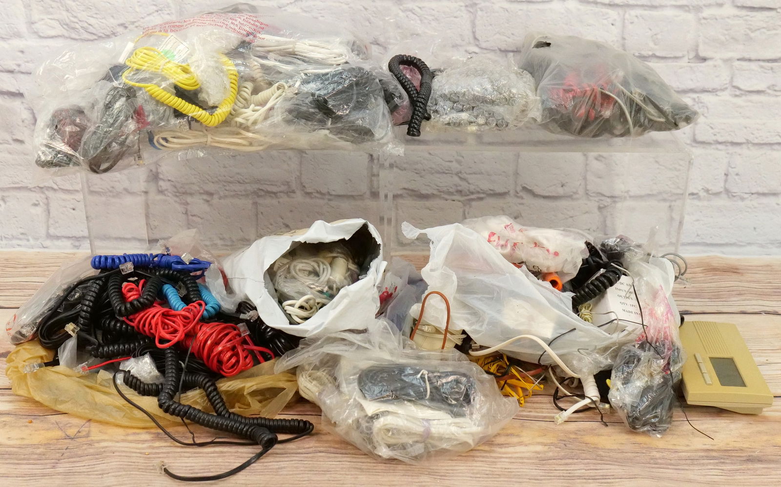 Large Lot of Extra Phone Cords, Wall Jacks, and Adapters (1 of 7)