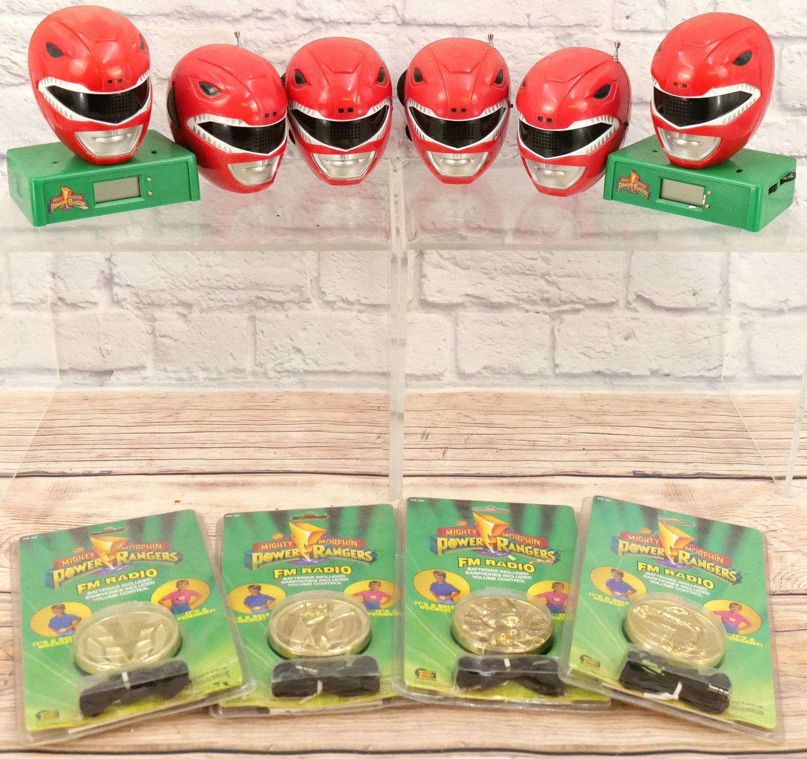 Lot of 10 Power Rangers Novelty Radios (1 of 7)