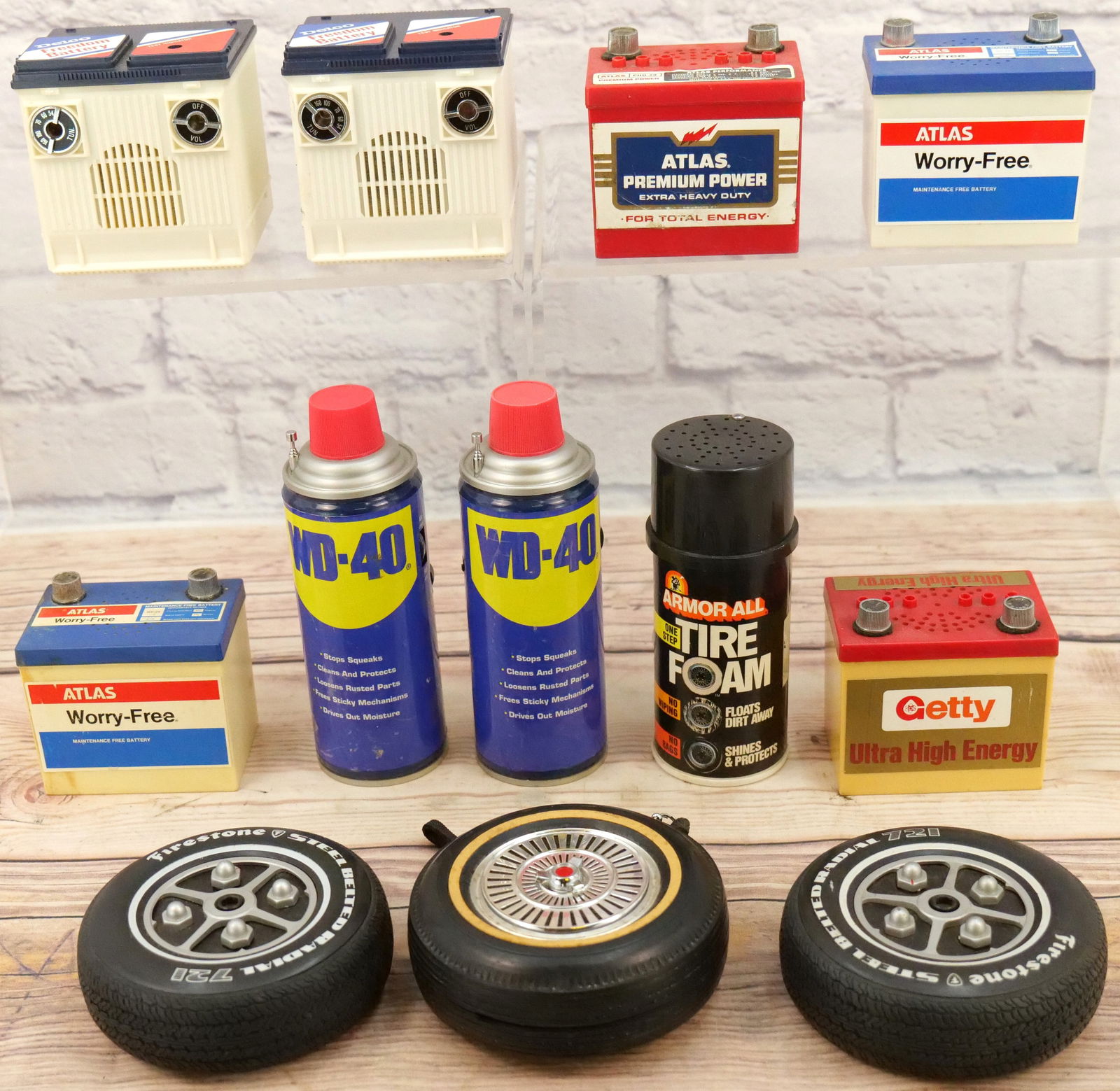 Lot of 12 Vehicle Maintenance Related Novelty Radios (1 of 10)