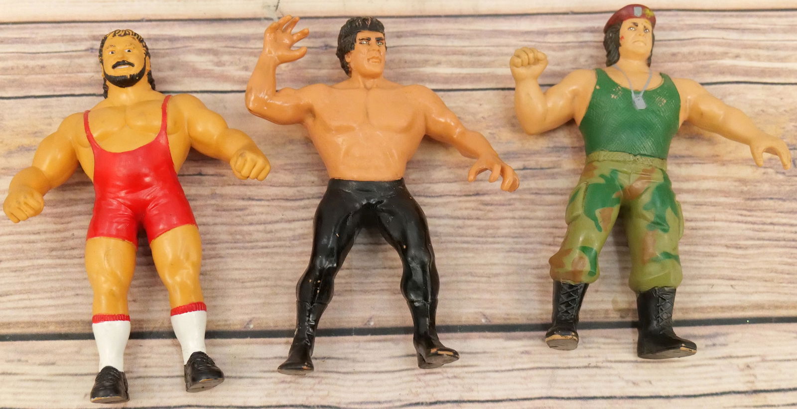Lot of 3 LJN Wrestling Action Figures (1 of 6)