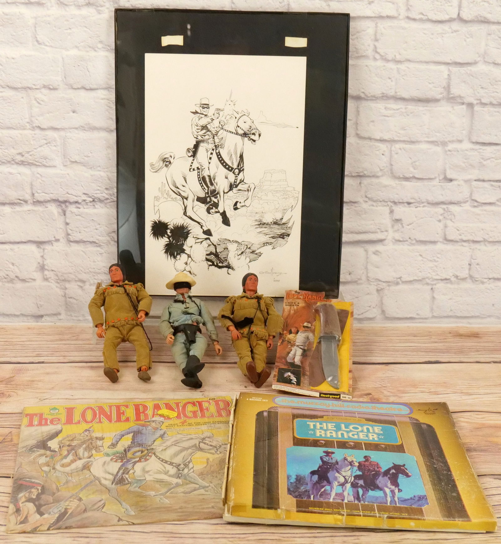 Lot of Lone Ranger and Tonto Collectibles (1 of 5)