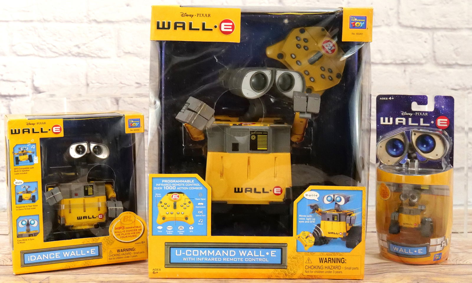 Lot of 3 Wall-E Toys (1 of 7)